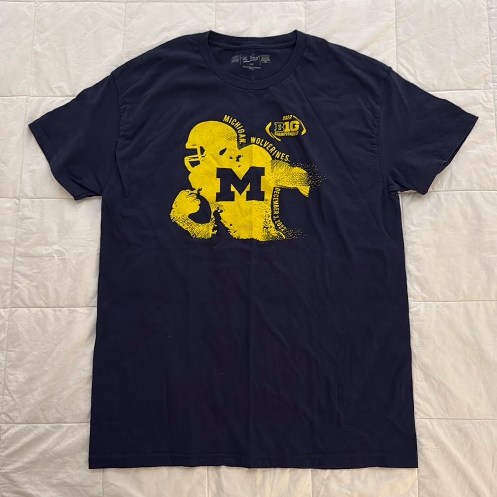 Michigan Wolverines Big 10 Championship Football T-shirt
